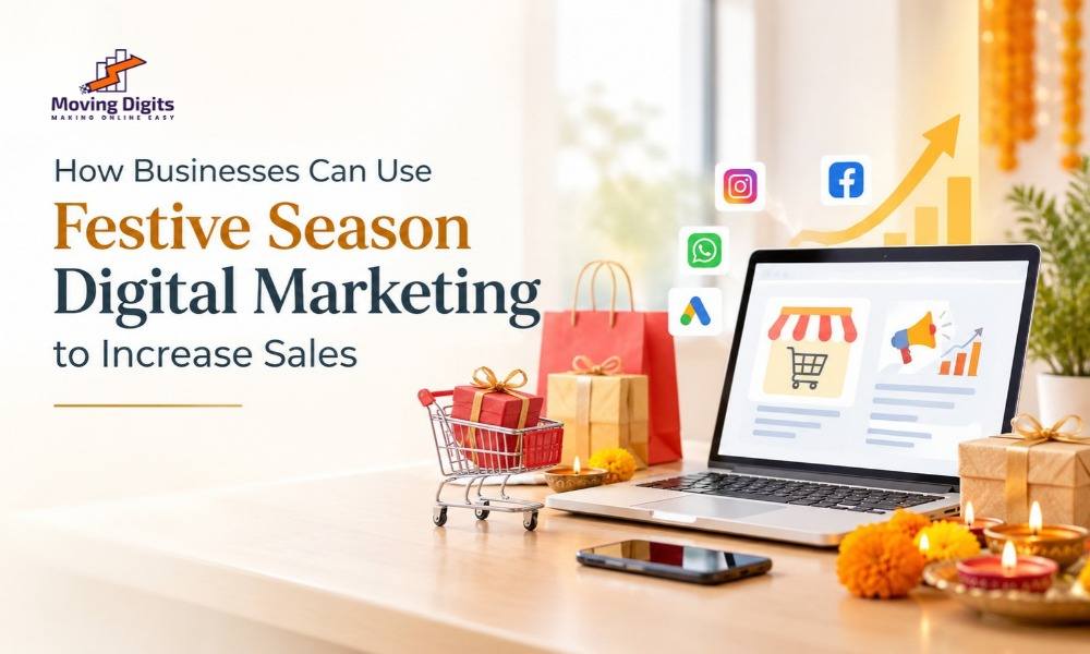 Image shows that How Businesses Can Use Festive Season Digital Marketing to Increase Sales.