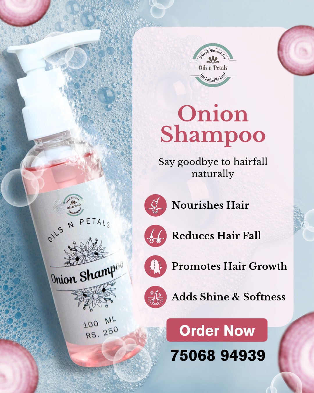 Onion Shampoo Product