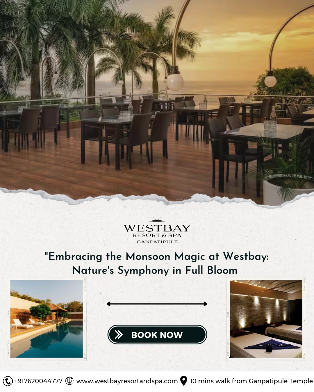 Westbay Sunset Resort Banner